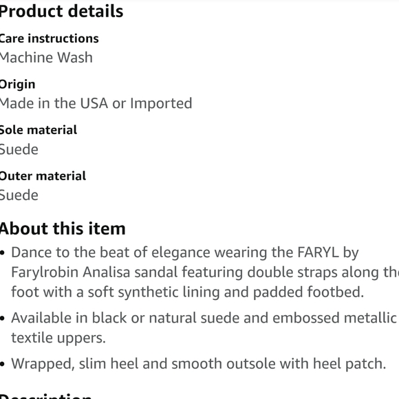 FARYL by Farylrobin Analisa Pewter Metallic 8 M - Picture 8 of 8